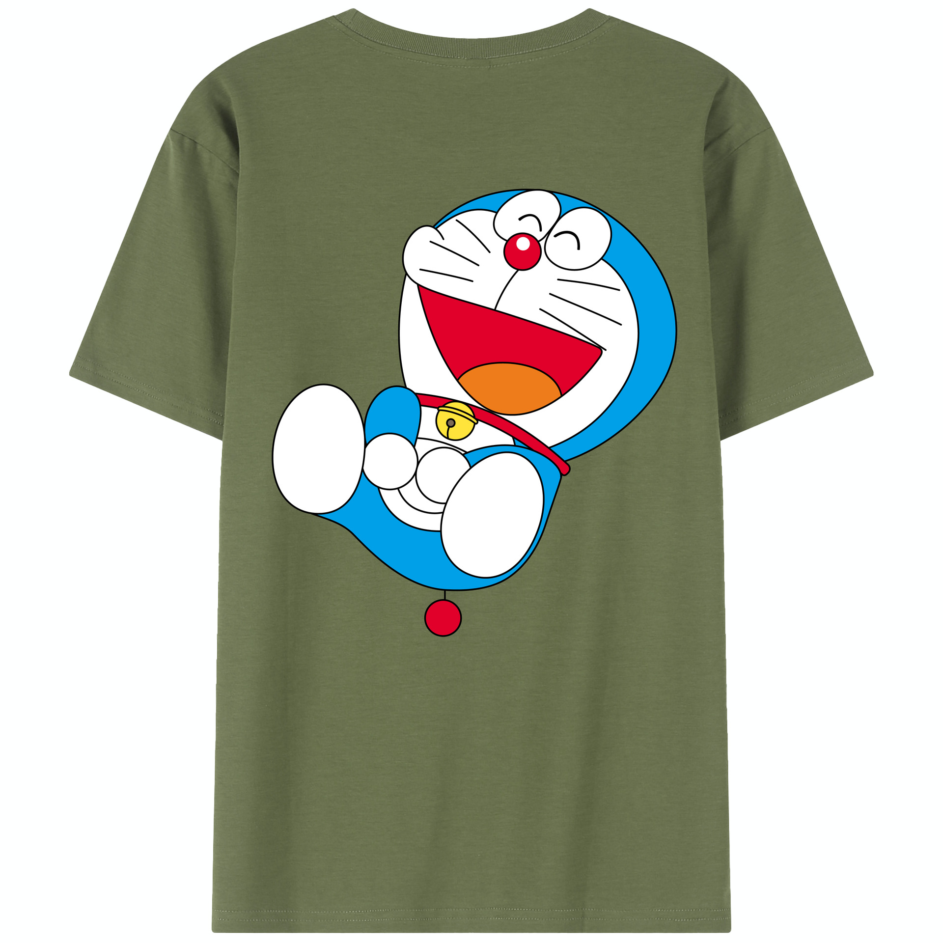 （画像用） ドラえもん Doraemon 綿100％半袖Tシャツ（背面プリント）